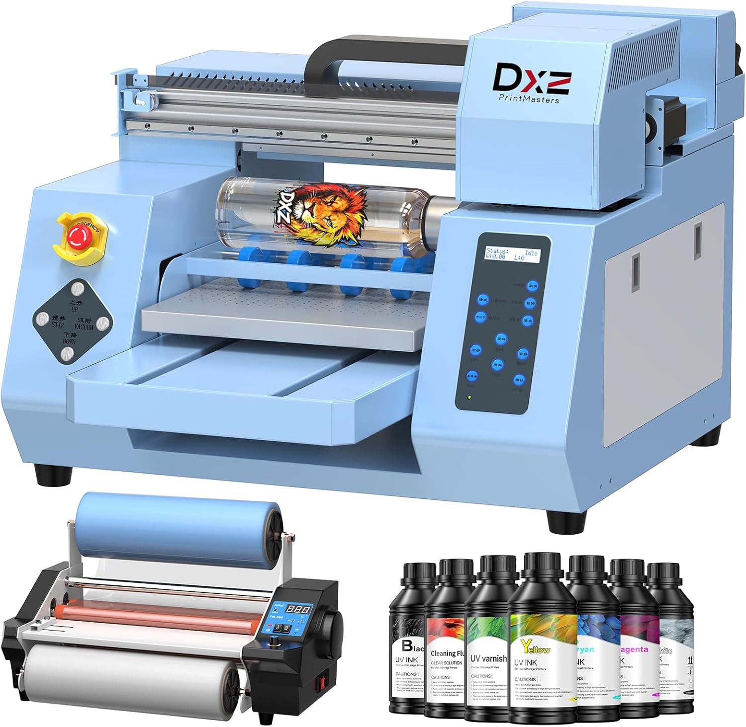 DXZ A3 UV Printer + Laminator
